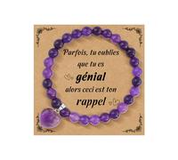 YOGRASS Bracelet Pierre Naturelle pour Femme pour Anniversaire, Noël, Maman, Sœur, Amie, Ado Fille