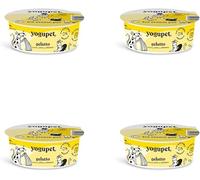 Yogupet Glace pour Chiens et Chats | Crème glacée Yaourt à la Noix de Coco, Ananas et Banane | 4 Pots de 110 g