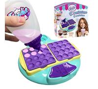 Yogurisssimo Yaourt à Pois glacés avec 4 Formes différentes, avec Accessoires pour décorer, Ajoutez Vos Garnitures préférées, + 5 Ans, Bizak (35005072)