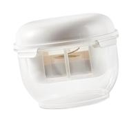 Yogurt Maker - PP Polystyrene Nylon Stainless Steel 20.5x16cm | Yogurt Cheese Maker With Transparent Lid Strainer | Homemade Yogurts Nut Milk Sifting Tool For Kitchen Home Cooking Food