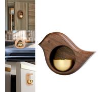 YOHFRFGX Feylona Door Chime, Feylona Woodybeing Door Chime, Aura Door Chime, Feylona Door Bell, Feylona Chime, Aura Serenity Door Chime (Bird,Walnut)