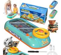 YOHFRFGX Steerjoy Simulateur de Conduite, Jouet de Conduite pour Enfants, Adventure Car Racing, Steering Wheel Toy avec Musique (Voiture)