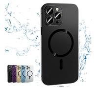YOHFRFGX Superideamall Super Idea Mall Phone Case, Magnetic Charging Anti-Collision Matte Protective Case, All-Inclusive Camera Lens Protector Phone Case, for iPhone12 13 14 15 Pro Max (13Pro,Black)