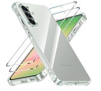 Yohii Coque pour Samsung Galaxy A57 5G avec 2 Verre Trempé,【Protection Caméra】 Protection Militaire Étui Housse Ultra Mince Antichoc Anti-Rayures Case - Transparent