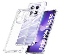 Yohii Coque pour Xiaomi Redmi Note 15 4G / 5G / Poco M8 5G【Protection Caméra】 Protection Militaire Étui Housse Ultra Mince Antichoc Anti-Rayures Fine en TPU Case-Transparent