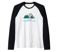 Yoho National Park in Canada Nature Vacation Souvenir Design Manche Raglan