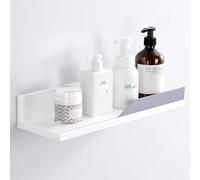YOHOM Etagère de Douche Adhésive Etagère de Salle de Bain Blanc Tablette Murale sans Percage Porte Shampoing Douche Plastique Serviteur de Douche