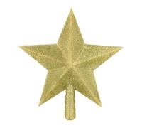 YoiAVRIG 20Cm Etoile Sapin De Noel,Etoile Sapin,De Noël Pointe Or En Plastique Avec Connecteur | Décoration De Noël Pour Le Sommet