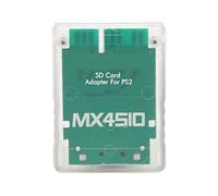 Yoidesu Adaptateur de carte mémoire pour PS2, MX4SIO (Extension de mémoire pour SIO) SIO2SD Adaptateur de carte mémoire de rechange pour console PS2 Fat (Blanc transparent)