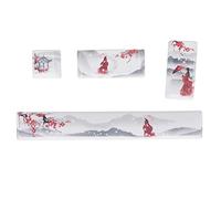 Yoidesu Ensemble de 4 Touches PTB, Kit de Touches de Bricolage Comprenant l'espace ESC Entrer Le Pavé Numérique Entrer Les Touches pour Les Claviers Mécaniques