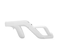 Yoidesu Gamepad Light Gun pour Wii Controller, Blanc Stable Réduit la Fatigue Résistant aux Rayures Accessoire Light Gun pour Jeux de Sport de Tir Électronique(Blanc)