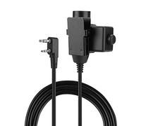 Yoidesu Type de Casque Radio Militaire PTT, Type de Casque à 2 goupilles U94, Adaptateur Militaire Z-Tactique U94 PTT Version Mobile PTT, Push to Talk