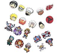 Yoimckay 20 Pièces Charmes Chaussure Dessin Animé pour Enfant, Cute Anime Shoe Charms, Crocs Pins, Charmes Chaussure en PVC, pour Chaussures Bracelet Décoration, Cadeau de Fête D'anniversaire