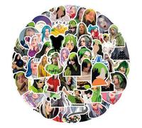 Yoimckay Lot de 110 Autocollants Billie Eilish, Chanteur Pop Stickers, DIY Stickers Musique Imperméables, Singer stickers Pop Star, pour Ordinateur Portable, Guitares, Bagages, Adolescents et Adultes