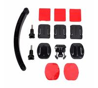 YOINS® Ensemble de fixation adhésive courbée plat à extension de casque de haute qualité pour Gopro Hero 2/3/3 + / 4
