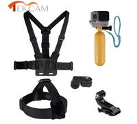 YOINS® Pour Xiaomi yi Accessoires Set Head Strap Chest Belt Poignée flottante pour Gopro SJCAM Xiaomi Yi 2 4k wifi Action Caméra Sony