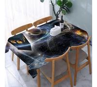 YOIUE Nappe Anti-Taches Lavable,137x183cm Nappe pour Table Rectangulaire pour Salle à Manger,Jardin,fête,Mariage ou Maison,Doctor Who Tardis dans Fond d'écran Starry Fantasy