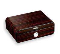 YOIUTRGDK Cave à cigares, intérieur en cèdre Espagnol, for 35 cigares, avec hygromètre, humidificateur et séparateur.(C)