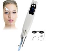 YOIUTRGDK Stylo Laser picoseconde for éliminer Les Tatouages, Les Cicatrices, Les Grains de beauté, Les Taches de rousseur et Les Taches Brunes, avec Lunettes(Blue)