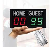 YOIUTRGDK Tableau de Bord numérique à LED, Tableau de Bord intérieur Multisport avec télécommande, réglage de la luminosité à 5 Niveaux