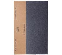 YoiYee Lot de 10 feuilles de papier abrasif à grain 120, 23 x 9,5 cm, pour bois, métal, plastique, verre, pierre et mur