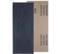 YoiYee Lot de 10 feuilles de papier abrasif à grain 220, 23 x 9,5 cm, très fines pour bois, métal, plastique, verre, pierre et mur