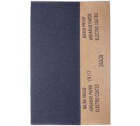 YoiYee Lot de 10 feuilles de papier abrasif à grain 240, 23 x 9,5 cm, très fines pour bois, métal, plastique, verre, pierre et mur