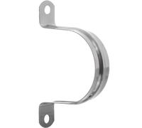YoiYee Lot de 8 colliers de serrage en forme de U de 120 mm, collier de serrage en acier inoxydable 304, sangle de tension à 2 trous pour conduits de plombier pour sécuriser les tuyaux de gaz/d'eau