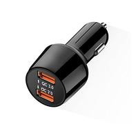 YOJOCK Quick Charge 3.0 Chargeur de Voiture 36W Deux Ports USB Chargeur Allume Cigare pour Samsung Galaxy S9 S8 Note8 HTC10 LG G6 G5 Nexus 5X 6P iPhone X 8 Plus 7 iPad etc