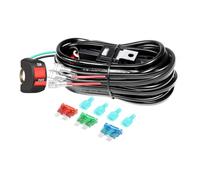YOJZMA Fil de feu guidon de moto 12V 10A 18AWG On/Off（pour 2 lumières）