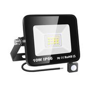 YOJZMA Foco para exteriores con sensor de movimiento, 10W, blanche 6000K