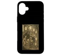 Yokai Ghost Parage Japonais Sumi-e Otaku Vintage Coque pour iPhone 16 Plus