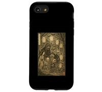 Yokai Ghost Parage Japonais Sumi-e Otaku Vintage Coque pour iPhone SE (2020) / 7/8