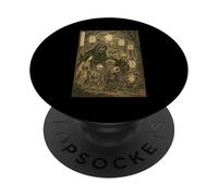 Yokai Ghost Parage Japonais Sumi-e Otaku Vintage PopSockets PopGrip Adhésif
