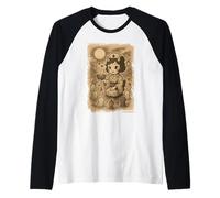 Yokai Nurse Ukiyo-e Spirit Healer avec aide à base de plantes Manche Raglan