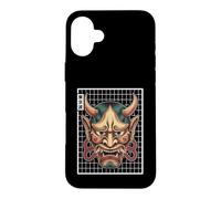 Yokai Oni Face Devil Masque de Tatouage Japonais Coque pour iPhone 16 Plus