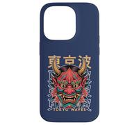 Yokai Oni Masque Diable Japonais Demon Tattoo Oni Coque pour iPhone 14 Pro