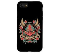 Yokai Oni Masque Diable Japonais Demon Tattoo Oni Coque pour iPhone SE (2020) / 7/8