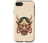 Yokai Oni Masque Diable Japonais Demon Tattoo Oni Coque pour iPhone SE (2020) / 7/8