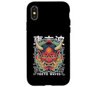 Yokai Oni Masque Diable Japonais Demon Tattoo Oni Coque pour iPhone X/XS