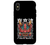 Yokai Oni Masque Diable Japonais Demon Tattoo Oni Coque pour iPhone X/XS