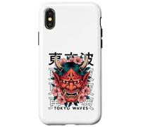 Yokai Oni Masque Diable Japonais Demon Tattoo Oni Coque pour iPhone X/XS