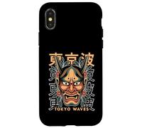 Yokai Oni Masque Diable Japonais Demon Tattoo Oni Coque pour iPhone X/XS