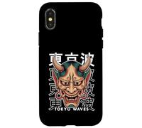 Yokai Oni Masque Diable Japonais Demon Tattoo Oni Coque pour iPhone X/XS