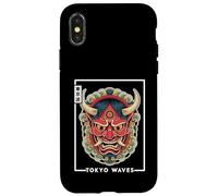 Yokai Oni Masque Diable Japonais Demon Tattoo Oni Coque pour iPhone X/XS