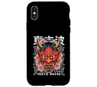 Yokai Oni Masque Diable Japonais Demon Tattoo Oni Coque pour iPhone X/XS