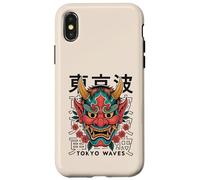 Yokai Oni Masque Diable Japonais Demon Tattoo Oni Coque pour iPhone X/XS