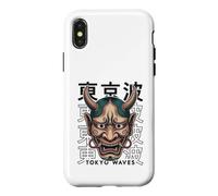 Yokai Oni Masque Diable Japonais Demon Tattoo Oni Coque pour iPhone X/XS