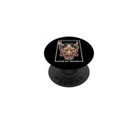 Yokai Oni Masque Diable Japonais Demon Tattoo Oni PopSockets PopGrip Adhésif