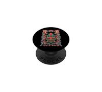 Yokai Oni Masque Diable Japonais Demon Tattoo Oni PopSockets PopGrip Adhésif